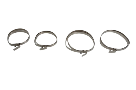 Burduf articulație transmisie - ALL BALLS - set coliere pentru burduf articulatie cardanica 2x interior (mic) / 2x exterior (mare)