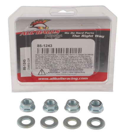 Prezoane și piulițe roți - ALL BALLS - zzzz piulite si saibe roata fata / spate M10 x 1,25 Polaris RANGER 325/500/570/700/900 - vezi descriere suplimentara - scos din oferta