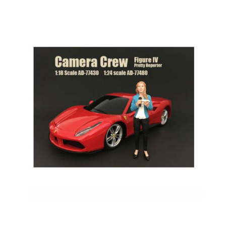 Idei de Cadou - American Diorama [1:18] - Figurina Camera Crew 'Pretty Reporter'
