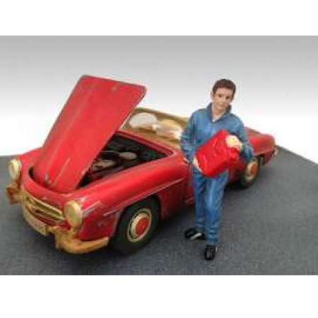 Idei de Cadou - American Diorama [1:18] - Figurina Mechanic Dan, Blue