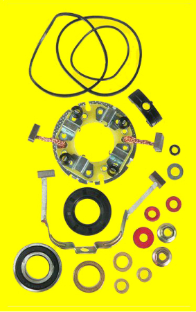 Kit reparație electromotor - ARROWHEAD - kit reparatie electromotor HONDA / KAWASAKI / YAMAHA MC - cu portperii - retras din oferta
