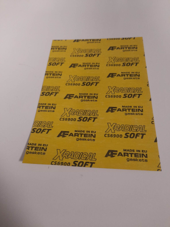Clingherit pentru garnituri - ARTEIN GASKETS - material garnituri pentru decupat garnituri, placa 194X475X0,50MM (rezistent la ulei) (presiune ridicata) (extra moale)