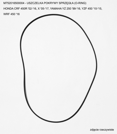 Garnitură capac ambreiaj - ATHENA - garnitura capac ambreiaj HONDA CRF 450R '02-'16, X '05-'17, YAMAHA YZ 250 '19-'26, YZF 450 '10-'23, WR 450F 16-23 (O-RING), OEM 11352MEB671, 11352HP6A00, 5CU154630100, 33D1545300, 5CU1546300