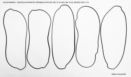 Garnitură capac ambreiaj - ATHENA - garnitura capac ambreiaj KTM SXF 250 '13-'16, EXC 250 '14-'16, XSF/EXC 350 '11-'15 (exterioara O-RING), OEM 77230027000