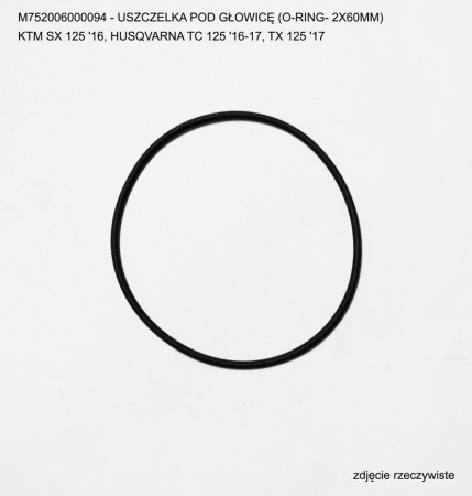 Garnituri chiulasă - ATHENA - garnitura chiulasa (chiulasa) (O-RING- 2X60MM) BETA RR125 '18-'24, KTM SX 125 '16-24, HUSQVARNA TC 125 '16-'26, TX 125 '18 (VITON 70), OEM C02060600000, 50230036500, 0770600200