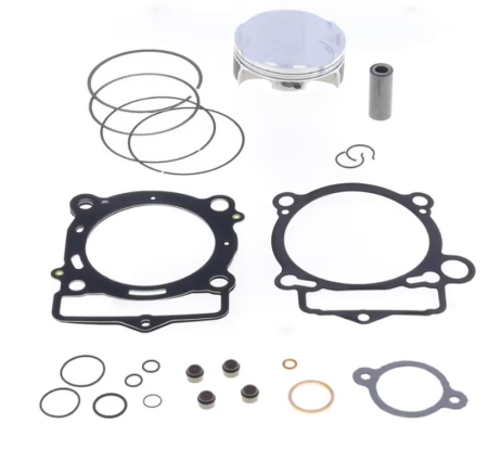Pistoane-Segmenți-Bolțuri - ATHENA - piston cu set garnituri top-end KTM SX-F (SXF) / XC-F / EXC -F (EXCF) 350 '19-'23, HUSQVARNA FC / FX / FE 350 '19-'23, GAS GAS EC / EX / MC 350 F '21-'23 (4T) forjat (STD. 87,95MM) (14.2:1)