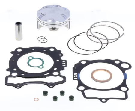 Pistoane-Segmenți-Bolțuri - ATHENA - piston cu set garnituri top-end YAMAHA YZ 250 F (YZF250) '14-'15, YZ 250 FX '14-'15, WR 250 F (WRF250) '15-'17 (4T) forjat (STD. + 0,02MM = 76.98MM) (13.5:1)