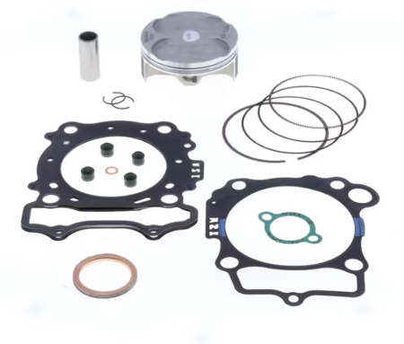 Pistoane-Segmenți-Bolțuri - ATHENA - piston cu set garnituri top-end YAMAHA YZ 250 F (YZF250) '16-'18, YZ 250 FX '17-'19 (4T) forjat (STD. 76.95MM) (13.5:1)
