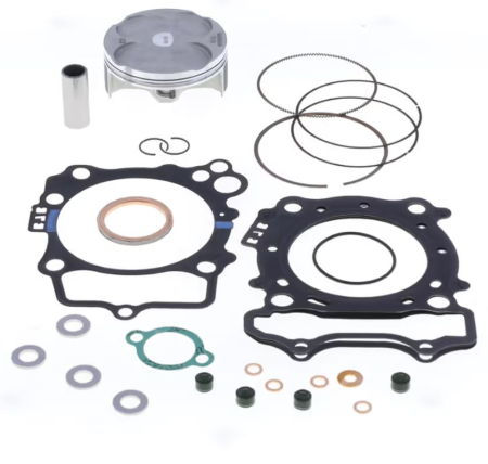 Pistoane-Segmenți-Bolțuri - ATHENA - piston cu set garnituri top-end YAMAHA YZ 250 F (YZF250) '19-'22, YZ 250 FX, WR 250 F (WRF250) '20-'25, FANTIC XEF 250 '21-'23, XXF 250 '22-'25 (4T) forjat (STD. + 0,01MM = 76.96MM) (13.5:1)