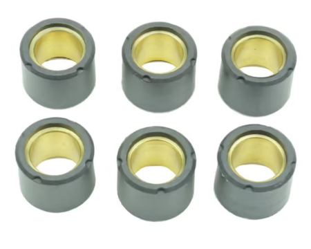Variator - ATHENA - role variator 6 buc 19X15,5 MM 6,4 GR. DERBI ATLANTIS/GP1/DNA/RUNNER/TYPHOON 50, PIAGGIO FLY/FREE/LIBERTY/NRG/ZIP/VESPA ET2/ET4/LX 50
