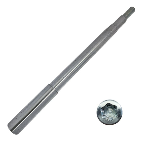 Axa roata față -  - ax roata fata HARLEY-DAVIDSON XL 1200 C, diametru 19MM, lungime 309 MM