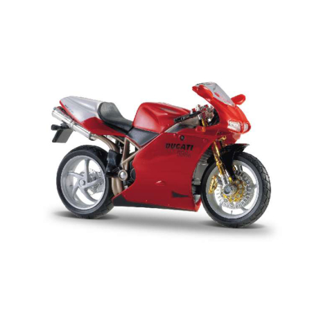 Idei de Cadou - Bburago [1:18] - Ducati 998R, Red/White