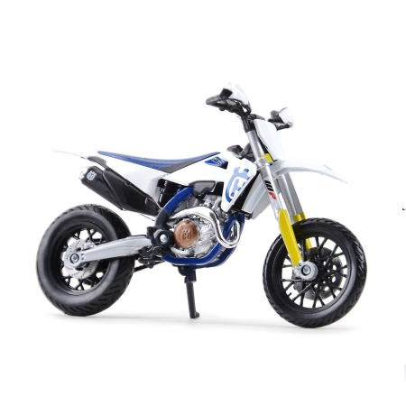 Machete - Bburago [1:18] - Husqvarna FS 450 Supermoto, White