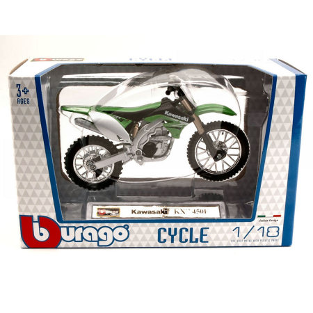 Machete - BBURAGO [1:18] - Kawasaki KX 450F 2010 [nou]