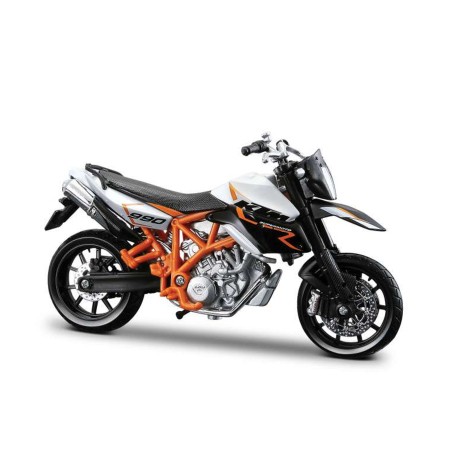 Machete - Bburago [1:18] - KTM 2011 990 Supermoto R, White/Black
