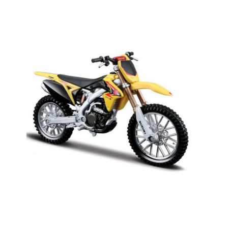 Idei de Cadou - Bburago [1:18] - Suzuki 2010 RM-Z450, Yellow/Black