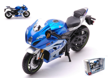 Idei de Cadou - BBURAGO [1:18] - SUZUKI GSX-R 1000 R 2021 BLUE