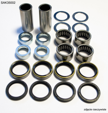 Spate - BEARING WORX - kit reparatie bascula KTM SX/SXF '04-'15,EXC/EXCF '04-'16, HUSQVARNA TE/FE '11-'16,HUSABERG TE/FE '11-'14, (TULEJKI 17X22X48MM-2SZT, ŁOZYSKA 22X28X16MM-4SZT)