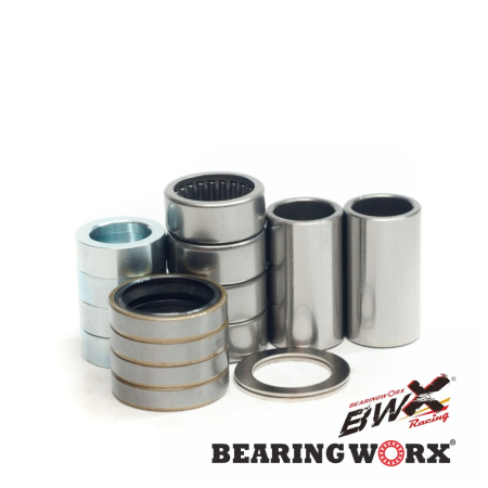 Spate - BEARING WORX - kit reparatie bascula KTM SX/SXF '16-'22, EXC-EXCF '17-'23, HUSABERG 390/450 '09-'11, HUSQVARNA '16-19, BETA RR,HUSQVARNA TC/FC '16-'23, FE/TE '17-'23 (TULEJKI 17x22x39MM-2SZT, ŁOZYSKA 
