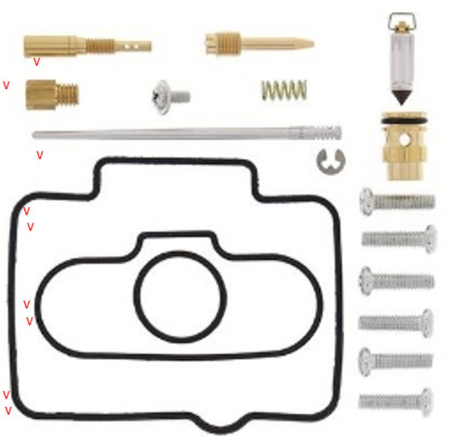 Kituri reparație carburator - BEARING WORX - kit reparatie carburator HONDA CR 125R '01
