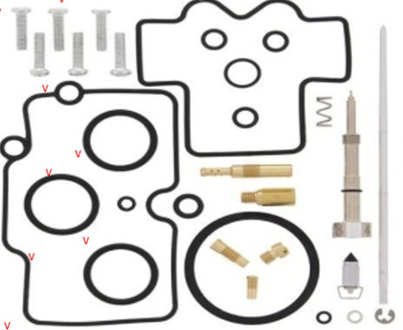 Kituri de reparație și piese carburator - BEARING WORX - kit reparatie carburator HONDA CRF 450R '04