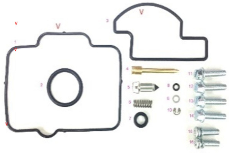 Kituri de reparație și piese carburator - BEARING WORX - kit reparatie carburator HUSABERG TE 250/300 '11-'14, HUSQVARNA TC 125/250, TE 125/250/300 '14-'17, KTM EXC 250/300 '04-'05, SX 125/150 '09-'17, SX 250 '02-'16, XC/XC-W 200/250/300 '06-