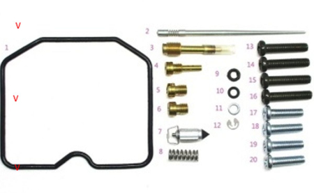 Kituri reparație carburator - BEARING WORX - kit reparatie carburator KAWASAKI KLX 650C/R '93-'96