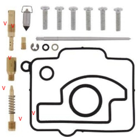 Kituri de reparație și piese carburator - BEARING WORX - kit reparatie carburator KAWASAKI KX 250 '01