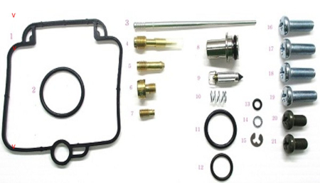 Kituri reparație carburator - BEARING WORX - kit reparatie carburator POLARIS SCRAMBLER 500 '97-'09