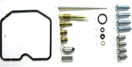 Kituri de reparație și piese carburator - BEARING WORX - kit reparatie carburator SUZUKI LT-A/LT-F 400 KING QUAD '08-'10