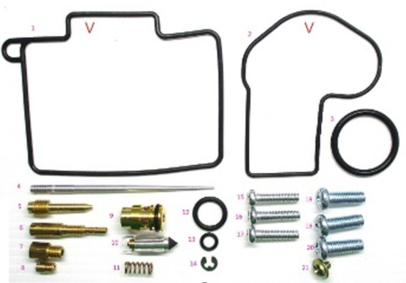 Kituri reparație carburator - BEARING WORX - kit reparatie carburator SUZUKI RM 125 '07-'08