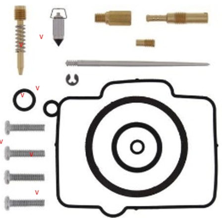Kituri de reparație și piese carburator - BEARING WORX - kit reparatie carburator SUZUKI RM 250 '00