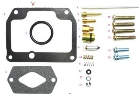 Kituri de reparație și piese carburator - BEARING WORX - kit reparatie carburator SUZUKI RM 80 '86-'95