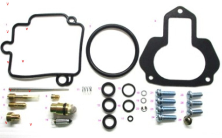 Kituri reparație carburator - BEARING WORX - kit reparatie carburator YAMAHA YFM 350 WARRIOR '93-'04