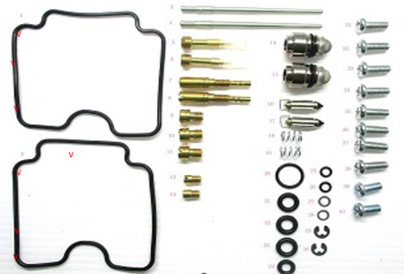 Kituri reparație carburator - BEARING WORX - kit reparatie carburator YAMAHA YFM 660R RAPTOR '01-'05