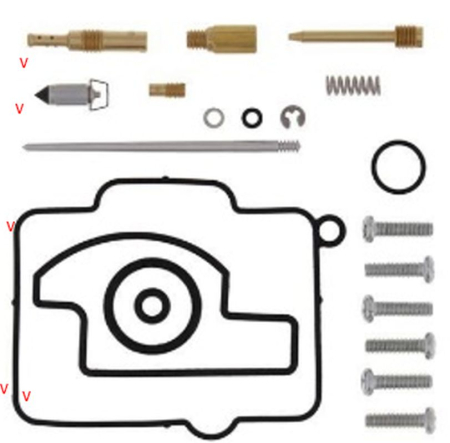 Kituri reparație carburator - BEARING WORX - kit reparatie carburator YAMAHA YZ 250 '01-'18, YZ 250X '16-'18