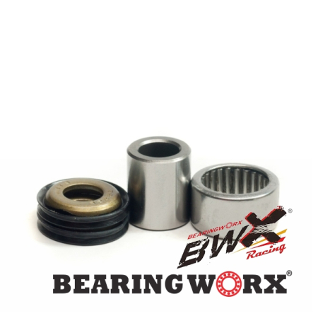 Rulmenți amortizor central - BEARING WORX - kit reparatie prindere amortizor spate KAWASAKI inferioara KX 125/250 89-97, superioara KX 125/250 89-05, KXF 250 04-19, KXF 450 06-19