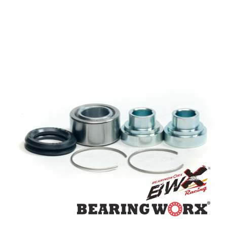 Rulmenți amortizor central - BEARING WORX - kit reparatie prindere amortizor spate superioara YAMAHA YZ 125/250 '98-'24, YZF 250/426/450 '01-'24, WR 250/426/450F '01-'24 (SPHERICAL W/PTFE)