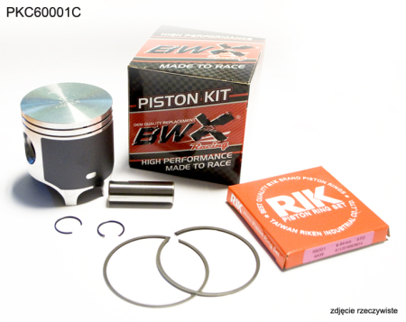 Pistoane pentru motoare 2T - BEARING WORX - piston KTM (2T) EXC 200 98-16 (63,96 mm) - segmenti RIK, 2 buc