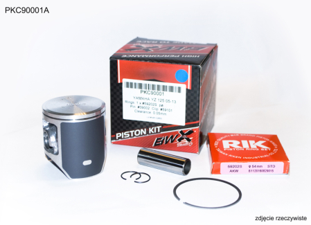 Pistoane pentru motoare 2T - BEARING WORX - piston YAMAHA YZ 125 '05-'21 (53,95 mm) segmenti RIK