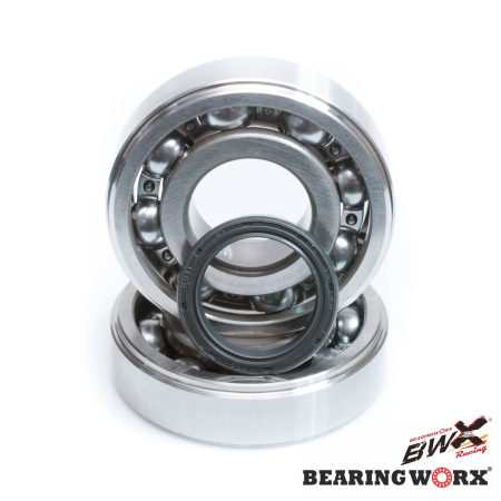2T - BEARING WORX - rulmenti arbore cotit cu simeringuri KAWASAKI KX 250 '02-'07 - NTN - fabricat in Japonia