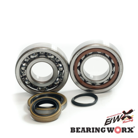 2T - BEARING WORX - rulmenti arbore cotit cu simeringuri KTM SX/EXC 125/200 98-25 - NTN - fabricat in Japonia