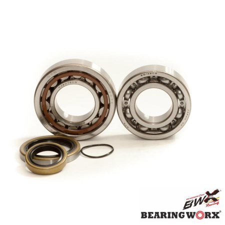 Rulmenți arbore cotit - BEARING WORX - rulmenti arbore cotit cu simeringuri KTM SX/EXC 250/300 04-25, FREERIDE 250R '14-'17, HUSQVARNA TE/TC 250/300 '14-'25, HUSABERG TE250/300 11-14 - NTN - fabricat in Japonia