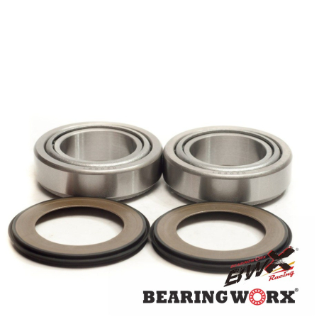 Rulmenți jug cadru - BEARING WORX - rulmenti jug directie cu simeringuri HONDA CR125/250 93-07,CRF250R 04-24,250X 04-13,450R 02-24,450X 05-14 =SBK30001