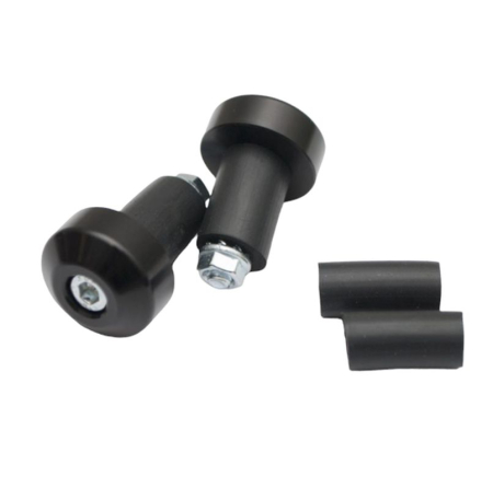 Accesorii pentru Ghidon - BIKETEC - Capete ghidon Akrybius plate, negru set (2490020000)
