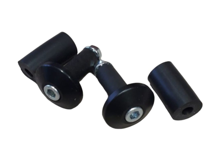 Accesorii pentru Ghidon - BIKETEC - Capete ghidon Akrybius subtiri, negru set (2490030000)