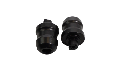 Capete ghidon replica OEM - BIKETEC - Capete ghidon KAWASAKI ninja 650 (2017-), negru 2404070000, OEM REPLICA 13042-0735 / 13042-0800