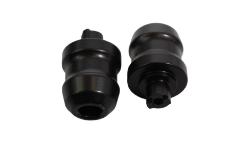 Capete ghidon replica OEM - BIKETEC - Capete ghidon KAWASAKI ninja 650 (2017-), negru 2404070000, OEM REPLICA 13042-0735 / 13042-0800, mici zgarieturi