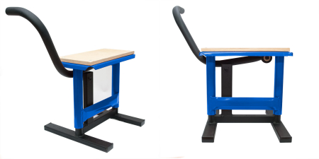 Unelte de ridicare / transport - BIKETEC - cric / stand moto cross, albastru/negru