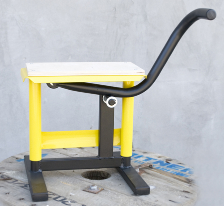 Unelte de ridicare / transport - BIKETEC - cric / stand moto cross, galben/negru